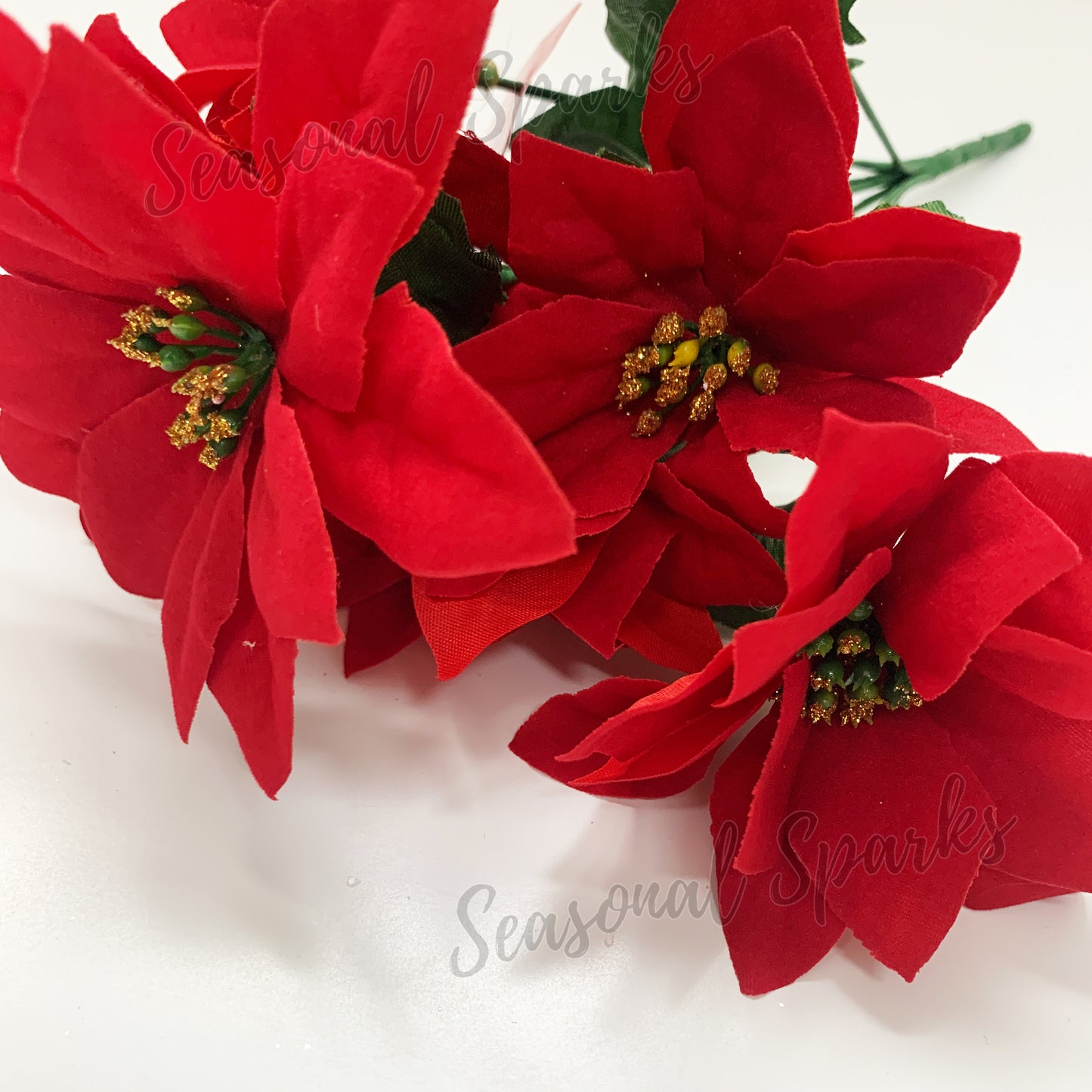 Poinsettia Flowers – Pack of 1