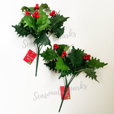 Berry Branch Green Leaves – Pack of 1