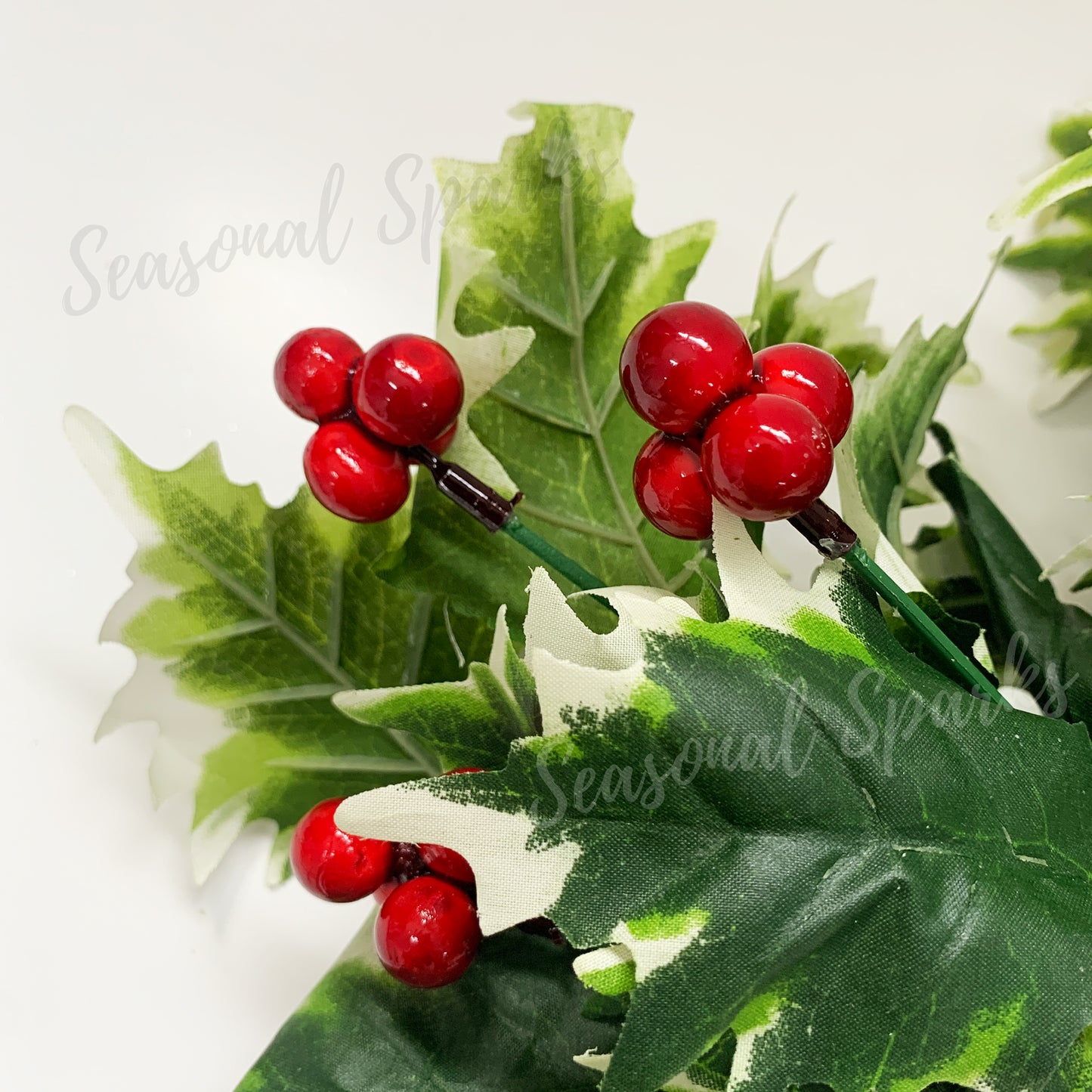 Berry Branch White Leaves – Pack of 1