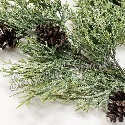 Glitter Pine Branches – Pack of 1