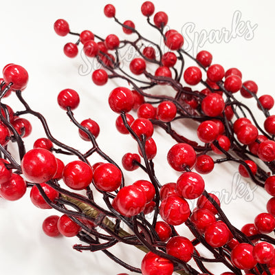 70cm Red Berry Branches – Pack of 1
