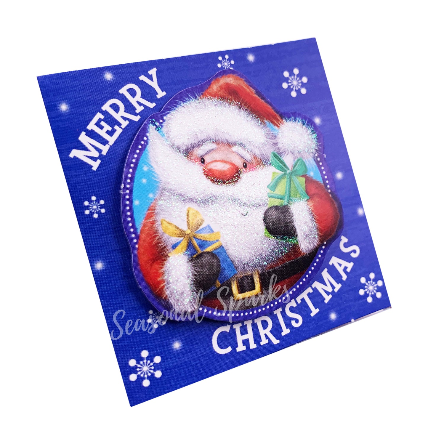 3D Glitter Hand Crafted Gift Tags – Pack of 24