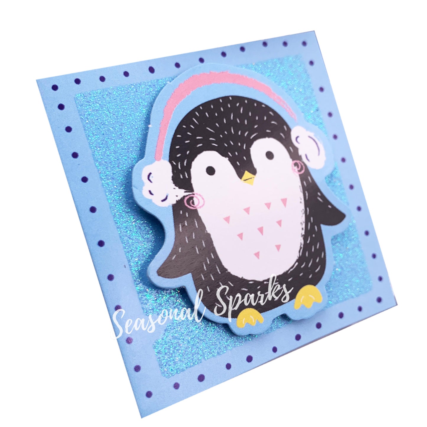 3D Glitter Hand Crafted Gift Tags – Pack of 24