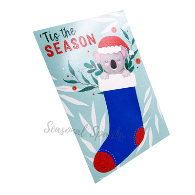 Greeting Animal Christmas Cards & Envelopes – Pack of 30