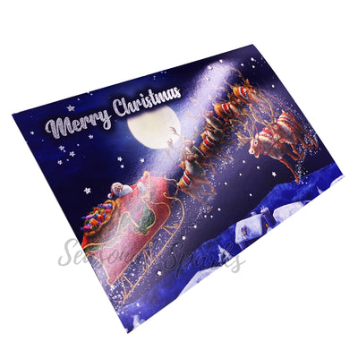 Traditional Santa Christmas Cards & Envelopes – Pack of 20
