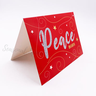 Embossed Christmas Cards & Envelopes – Pack of 8