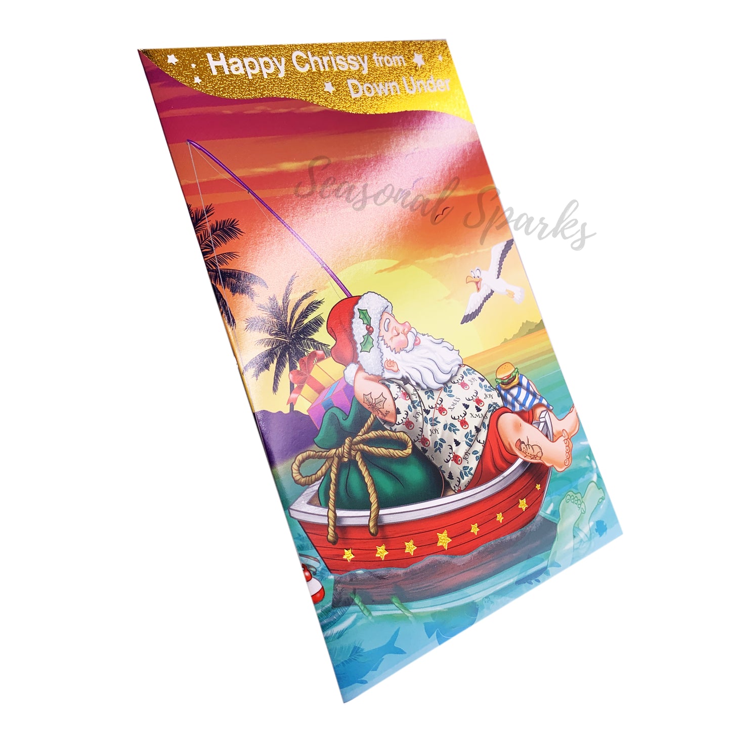 Summer Christmas Cards & Envelopes – Pack of 20