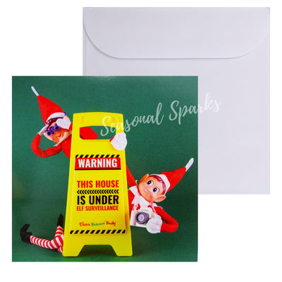 Naughty Elf Cards & Envelopes – Pack of 6