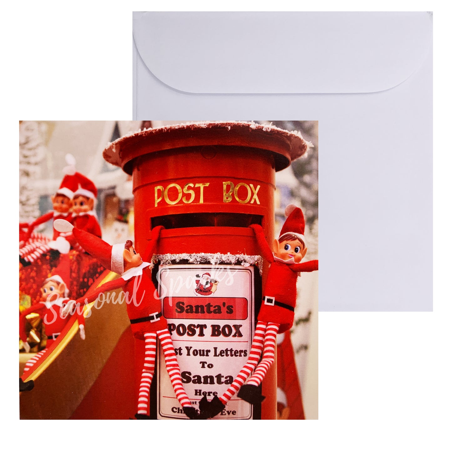 Naughty Elf Cards & Envelopes – Pack of 6