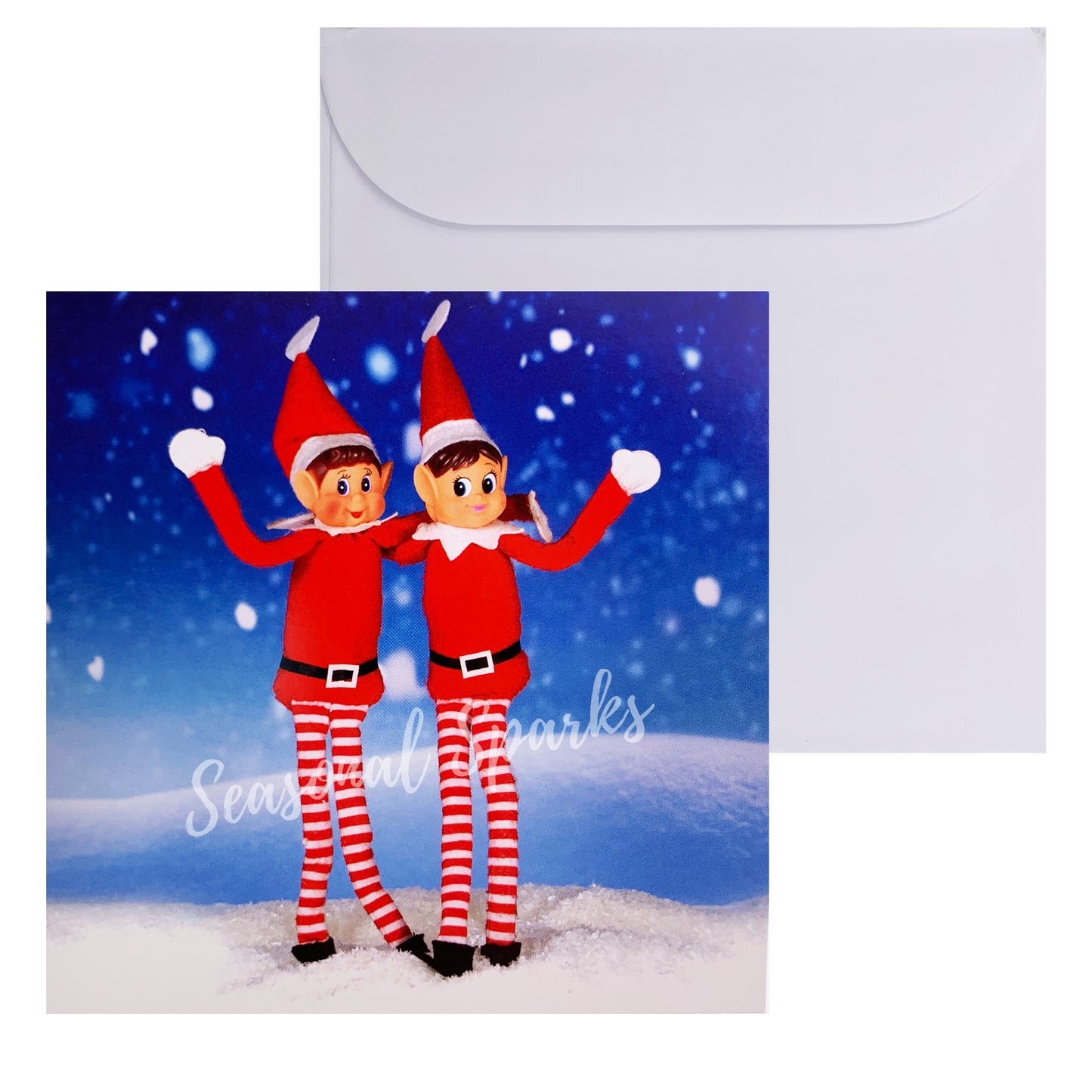 Naughty Elf Cards & Envelopes – Pack of 6