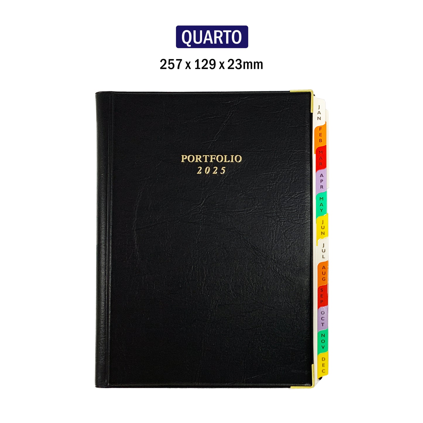 2025 Week To View Portfolio Diary Black –  Quarto