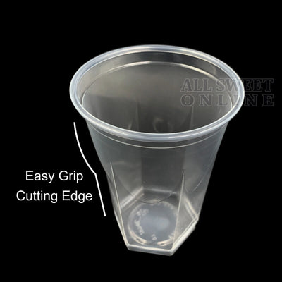 200pcs of 285ml Clear Hexagonal Beer Tumbler Drinking Water Cups