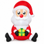 Festive Magic 240cm Inflatable Santa with LED Lights Christmas Outdoor Decoration