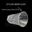 200pcs of 285ml Clear Hexagonal Beer Tumbler Drinking Water Cups
