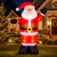 240cm Inflatable Santa Claus with LED Lights – Indoor & Outdoor Christmas Decoration