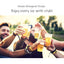 200pcs of 285ml Clear Hexagonal Beer Tumbler Drinking Water Cups