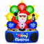 Inflatable DJ Santa with Music & LED Lights – Christmas Decoration