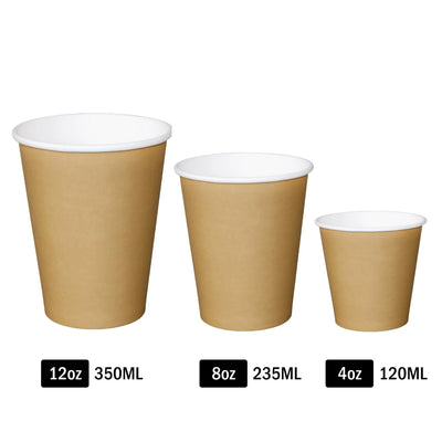 Disposable Brown Paper Cups