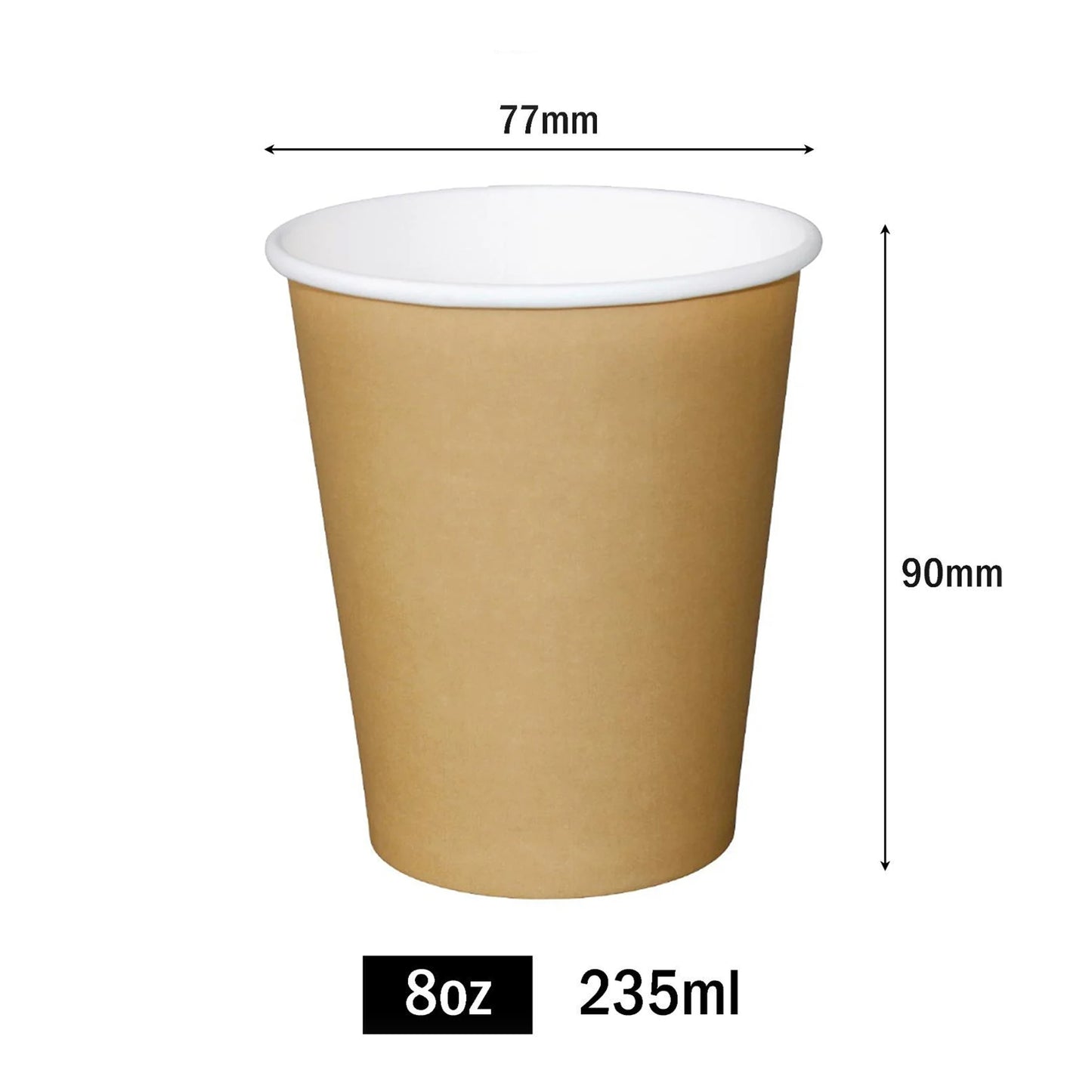 Disposable Brown Paper Cups