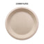 60pcs 230mm Brown Paper Plates