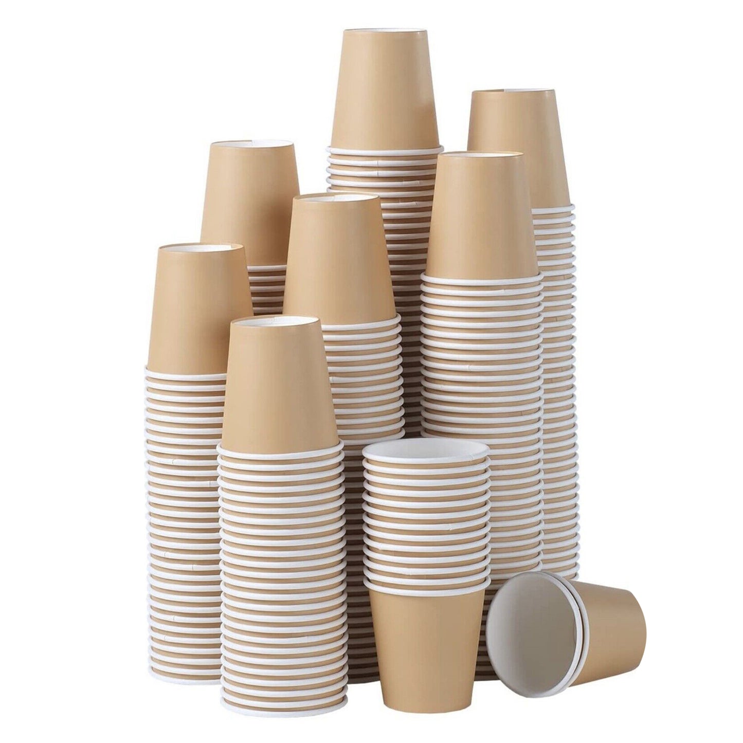 12oz Disposable Brown Paper Cups