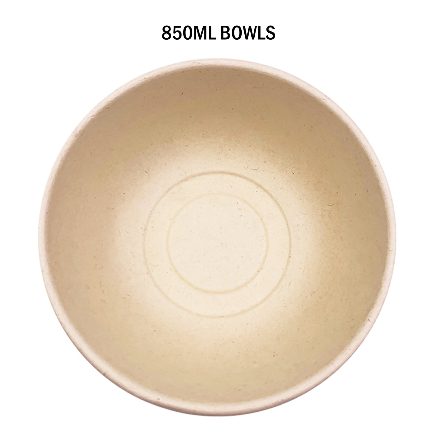 60pcs 850ml Brown Paper Bowls