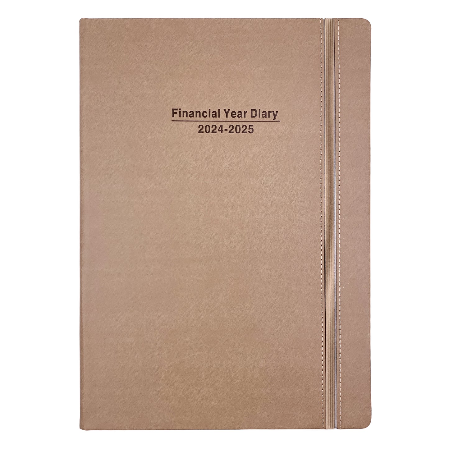 2024 2025 Financial Year Diary A4 Day To View Brown