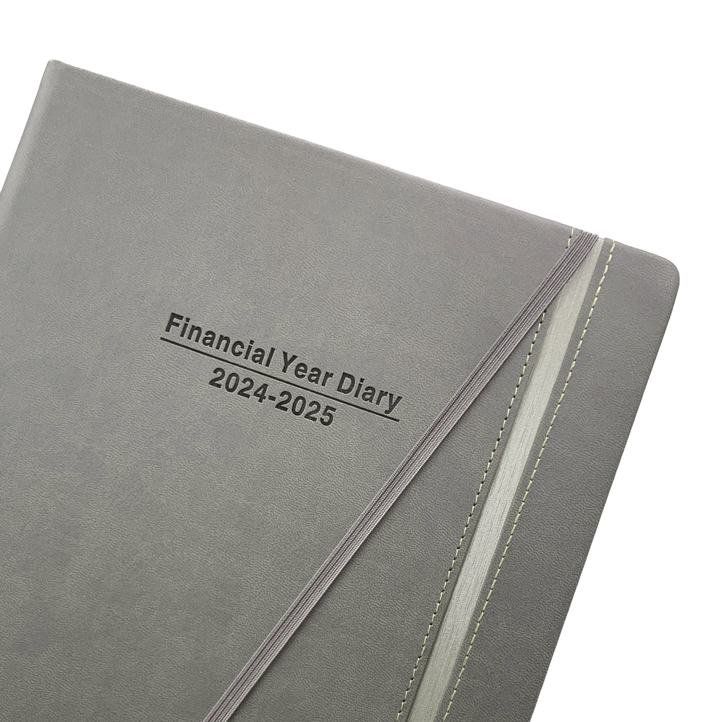 2024 2025 Financial Year Diary A4 Day To View Grey