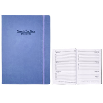 2024 2025 Financial Year Diary A4 Week To View Purple