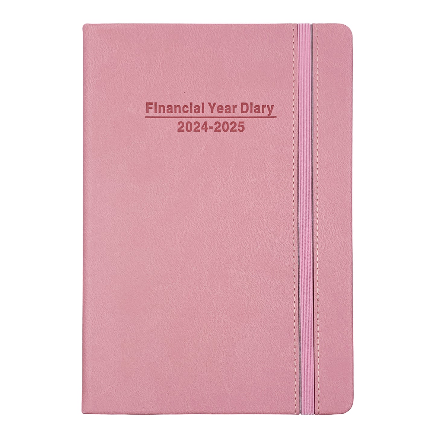 2024 2025 Financial Year Diary A5 Day To View Pink