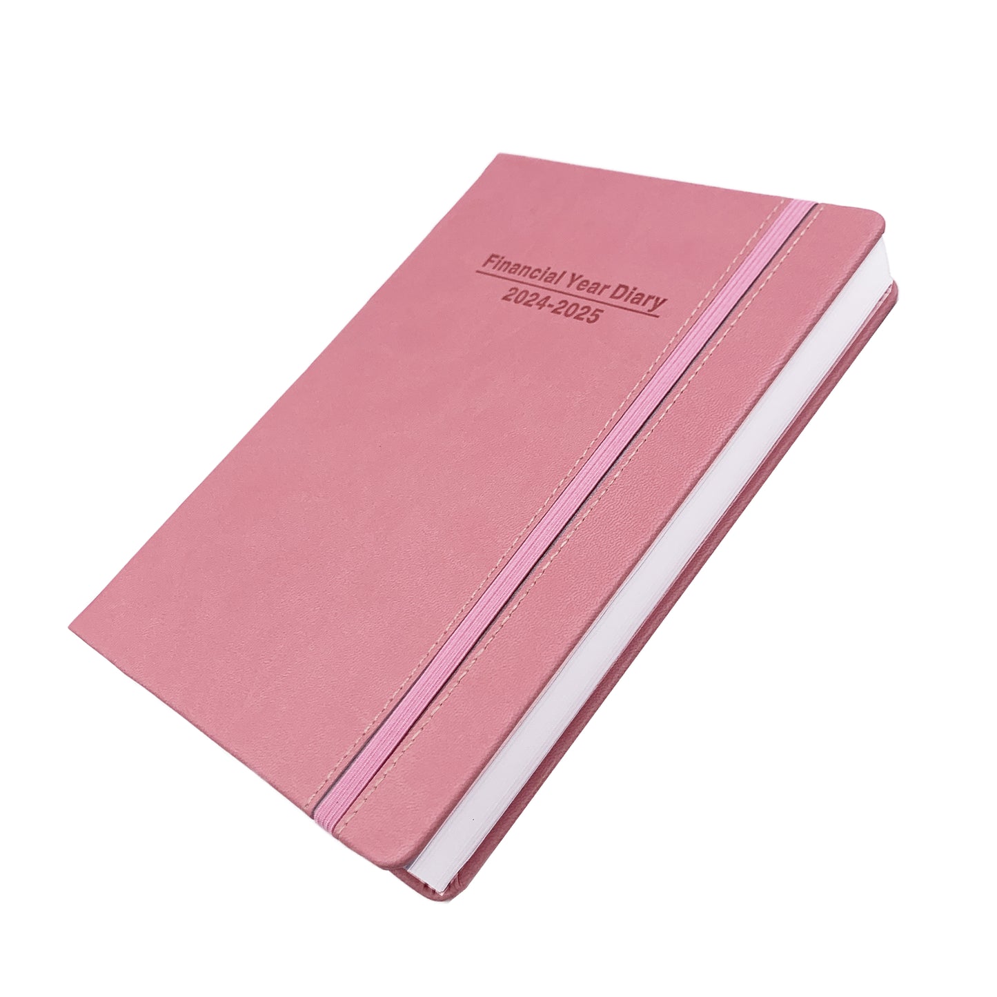 2024 2025 Financial Year Diary A5 Day To View Pink