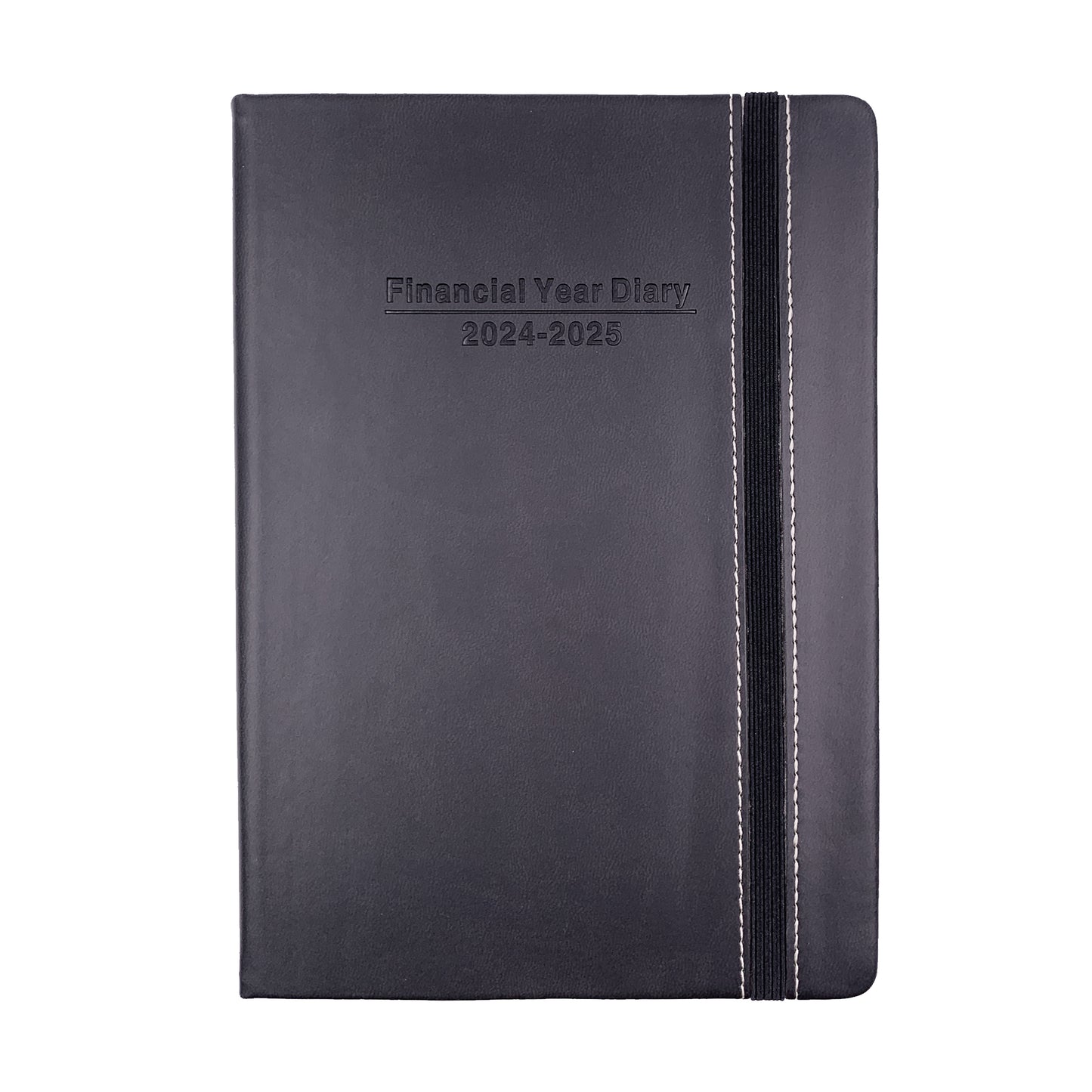 2024 2025 Financial Year Diary A5 Day To View Black