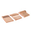 Reusable Metallic Rosegold Plastic Cutlery Set BULK