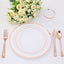 Reusable Metallic Rosegold Plastic Cutlery Set BULK