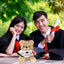 22cm Graduation Message Golden Brown Plush Bear Toy