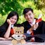 28cm Graduation Message Golden Brown Plush Bear Toy