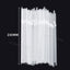 320pcs Clear Plastic Flexible Drinking Straws Bendable Straws 23cm