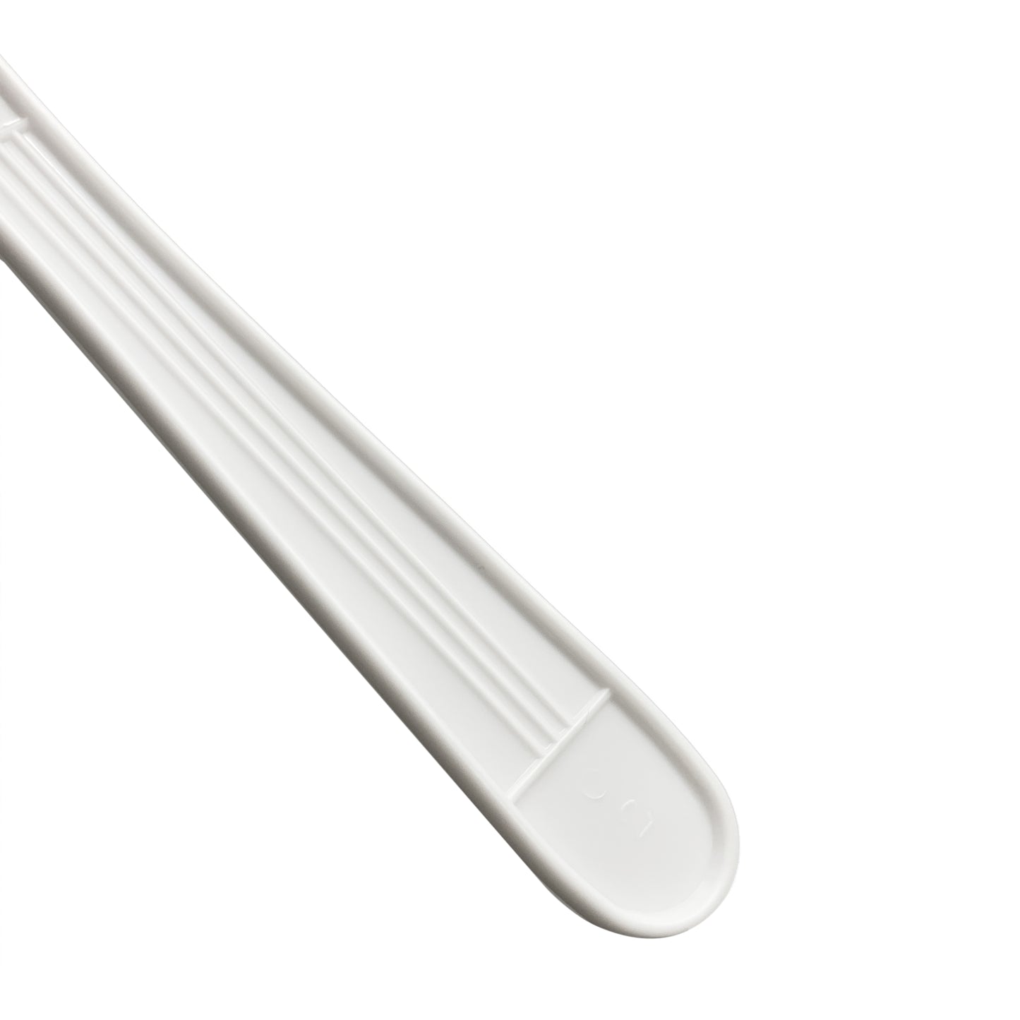 24 X Reusable White Plastic Knives