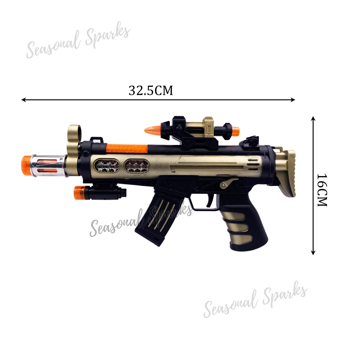 Plastic M4 SR-16 Rifle Gun Toy - 32.5cm-