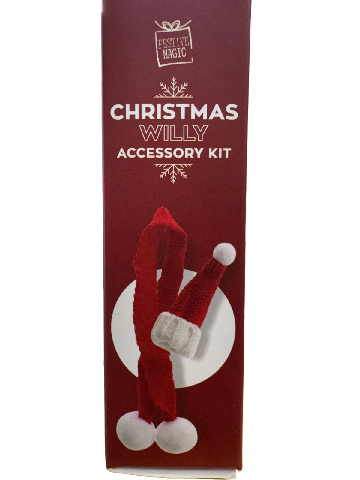 Willy Chilly Christmas Hat & Scarf Set - Adult Novelty Gift
