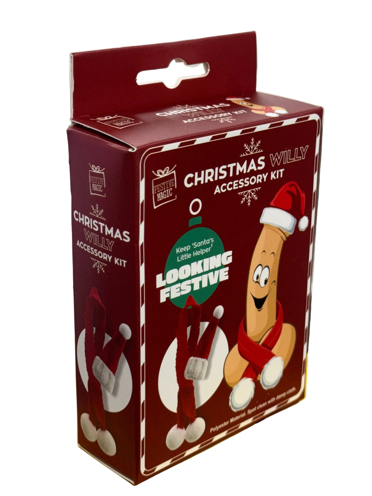 Christmas Willy accessory kit packaging detail