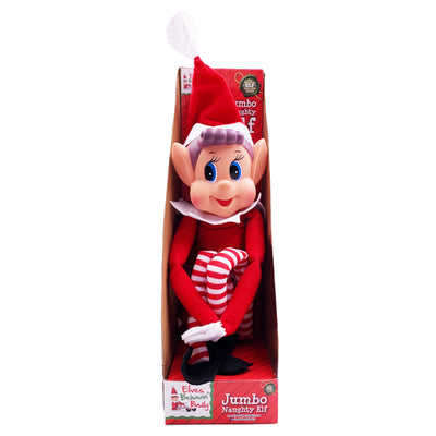 65cm Jumbo Plush Red Elf Boy