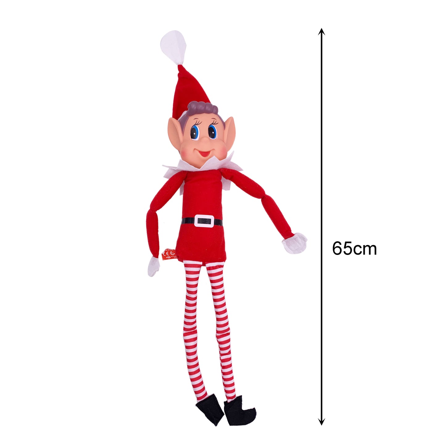 65cm Jumbo Plush Red Elf Boy