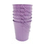 24pk Purple Metal Easter Buckets with Handle -12cm-