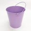 24pk Purple Metal Easter Buckets with Handle -12cm-