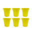 24pk Yellow Metal Easter Buckets with Handle -12cm-