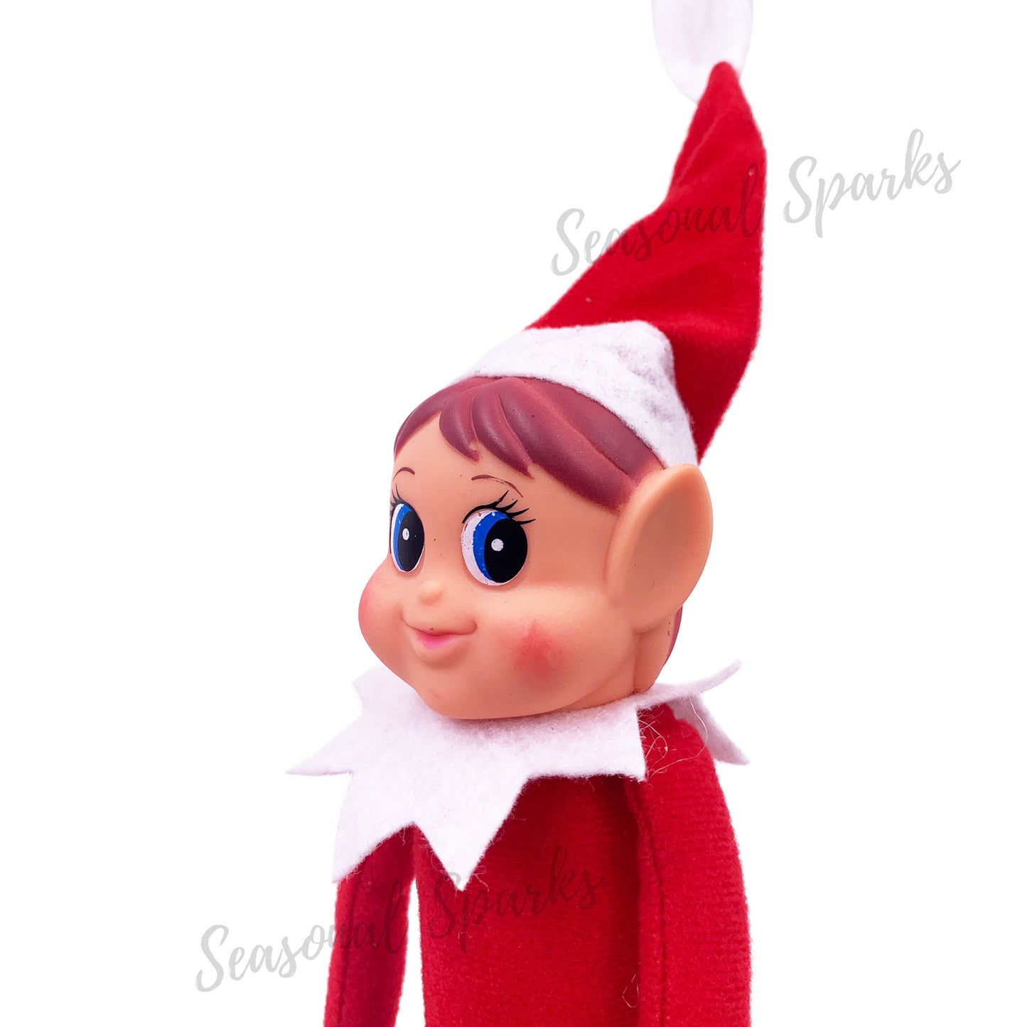 Red Bendable Plush Elf Behavin' Badly