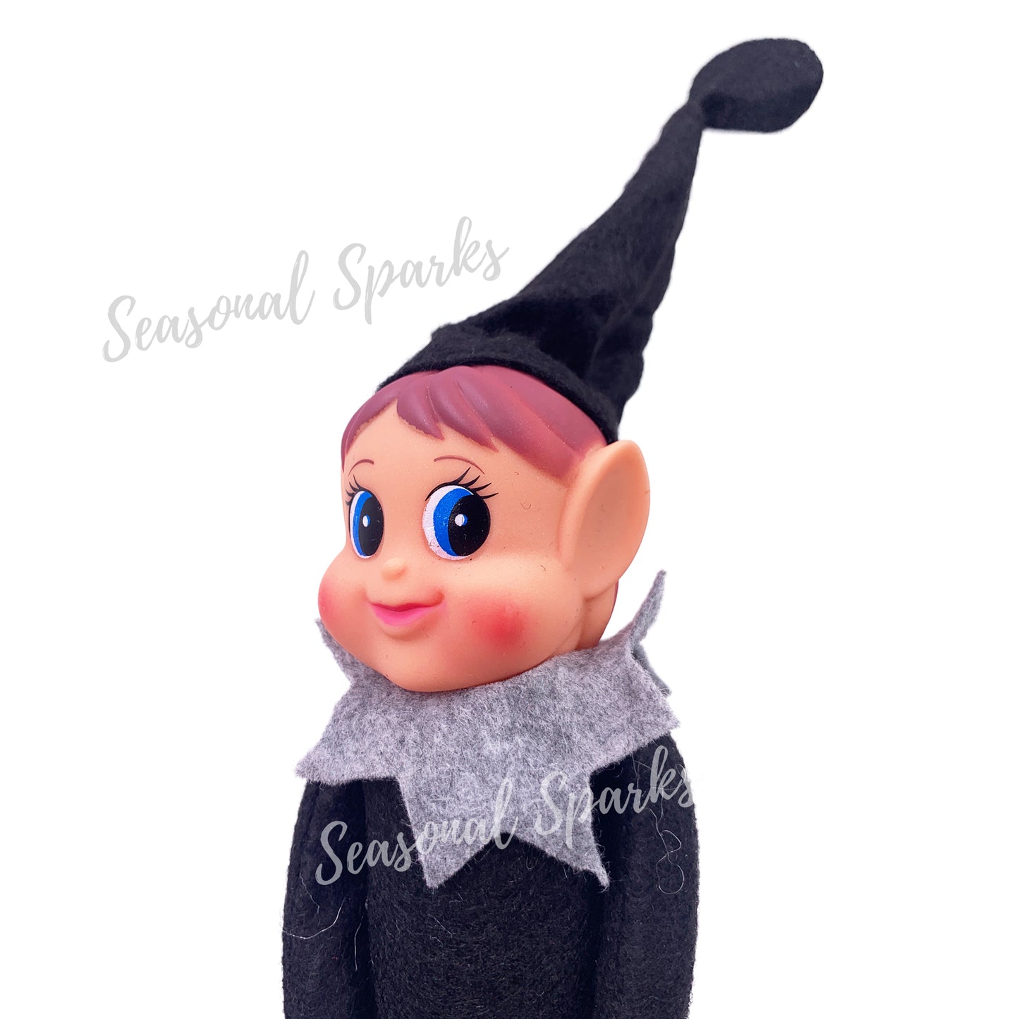 Bendable Plush Black Elf Behavin' Badly