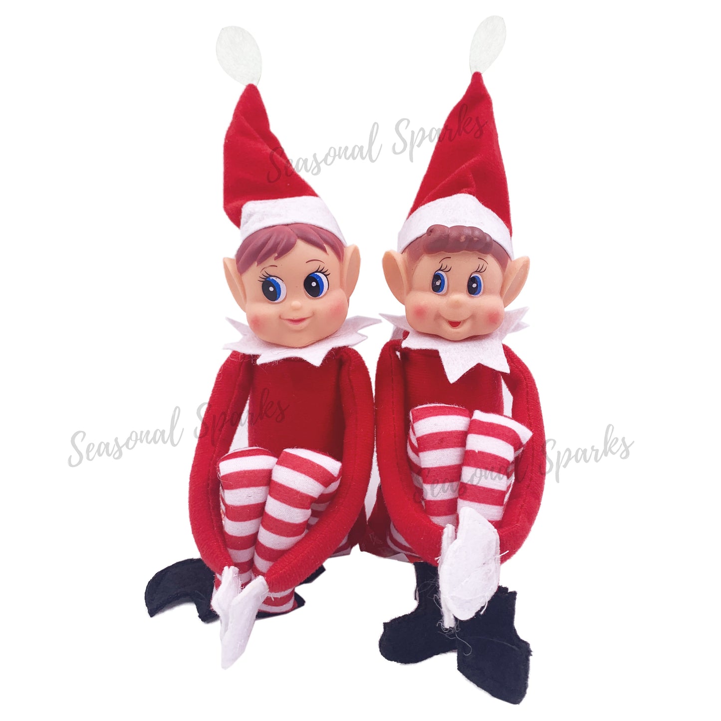 Red Bendable Plush Elf Behavin' Badly