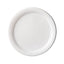 100pcs 230mm White Plastic Embossed Plates